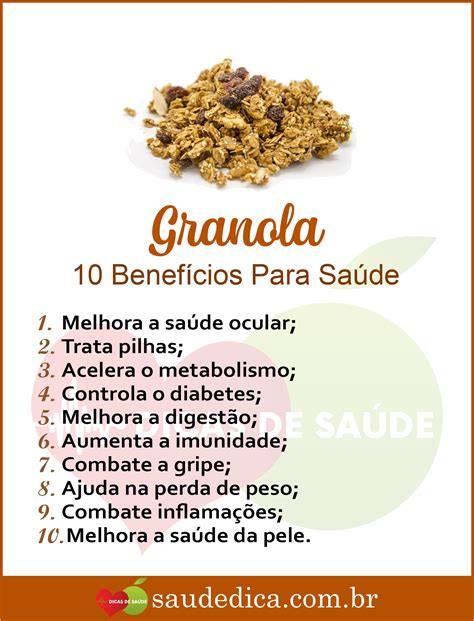 benefícios da granola